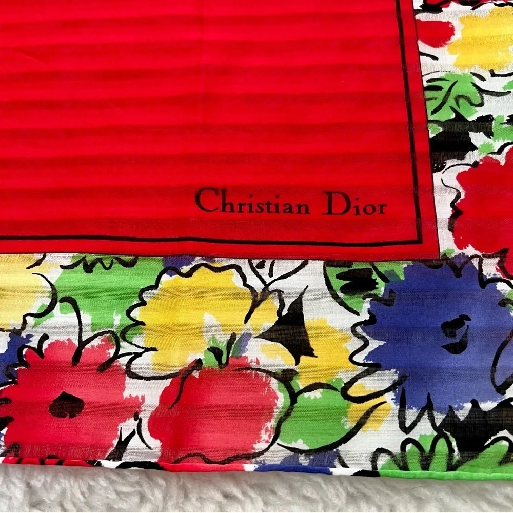 Christian Dior Echarpes Multicolor Shawl/Scarf 27”